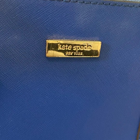 Kate Spade Newbury Lane Royal Blue Hyacinth Satchel - Picture 3 of 11